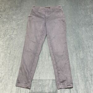 Banana Republic Sloan Pants Womens 4 29x27 Gray Flat Front Casual Streetwear